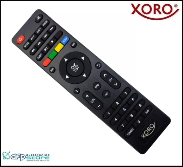 Telecomando Tv Originale Televisore Portatile Piccolo Xoro PTL1400 e PTL1015