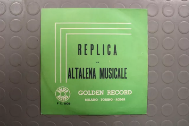 Orchestra Elvio Monti Replica Altalena Musicale Golden Record F.C.1008 7" 45 gir