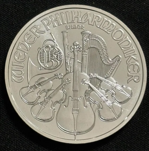 Moneta 1,50 euro - Filarmonica di Vienna - 1 oz argento 999 FDC