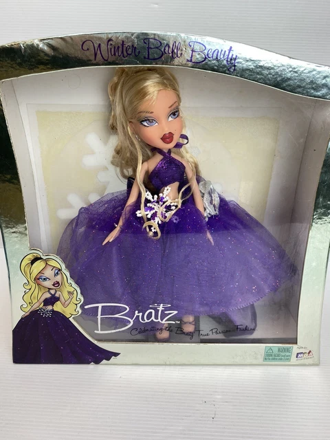 Bratz Winter Ball Beauty Cloe Purple Bratz Fashion Dolls MGA With Box