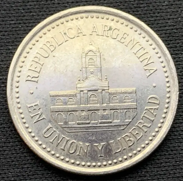 1994 Argentina 25 Centavos Coin UNC   High Grade World Coin   #B1476