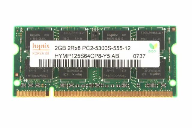 Hynix Chips 4GB 2X 2GB 2G PC2-5300S DDR2 667Mhz 200PIN SODIMM Laptop Memory RAM 2