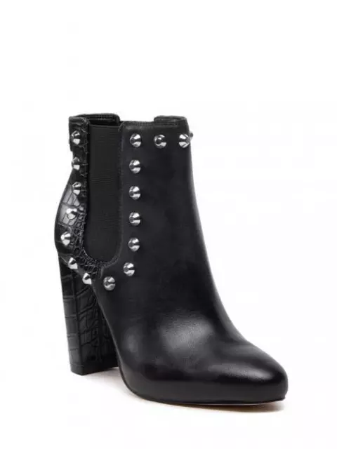 scarpa donna GUESS ricoy stivaletto pelle NERO 38  scelta=P NERO FL8RIYLEA10BLAC