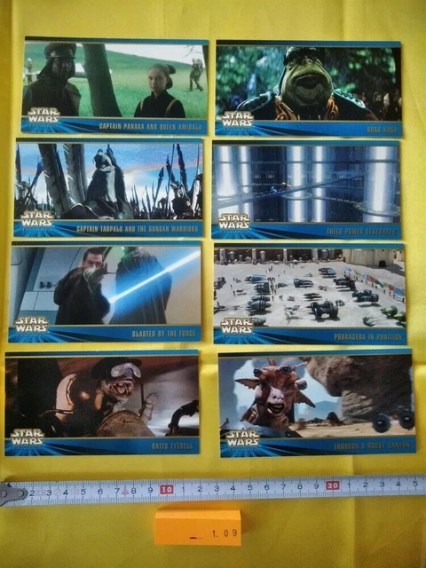 Star Wars Épisode 1 Série 2 Carte à collectionner Widevision Topps 8 Carte...