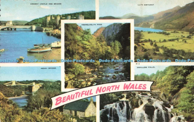 R680102 Beautiful North Wales. Menai Bridge. Swallow Falls. Aberglaslyn Pass. Ba