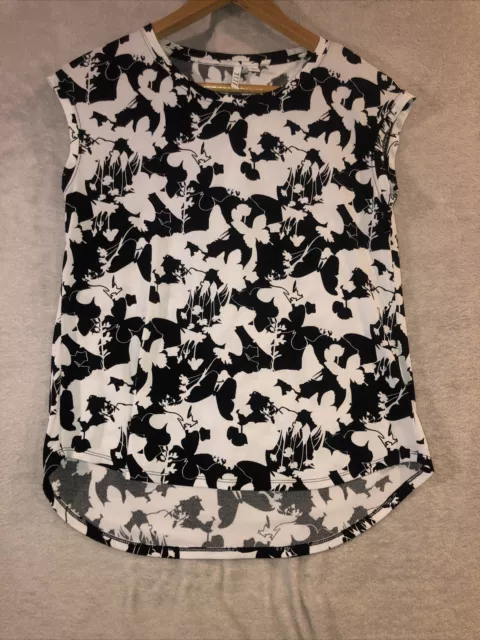 Elle Womens No Sleeve Polyester Long Tail Shirt Size Small