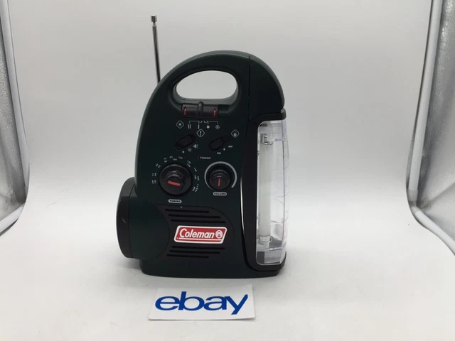Coleman AM / FM Mini Lantern Radio w/ Light 2000 Emergency Camping
