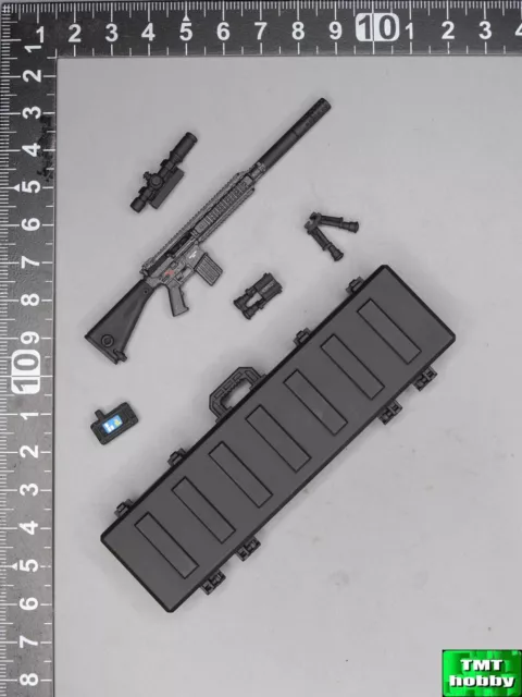 1:12 Scale DRAGON HORSE DH-S001 MTF Alpha-1 - M110 Sniper Rifle w/ Case