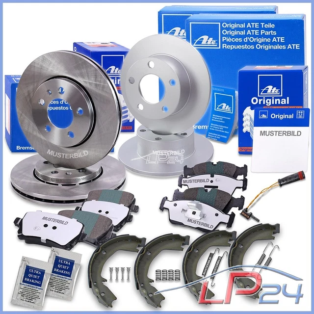 Kit Frein Arrière Complet ATE Pour BMW 1ère Série E81 - Disques, Plaquettes Et Mâchoires