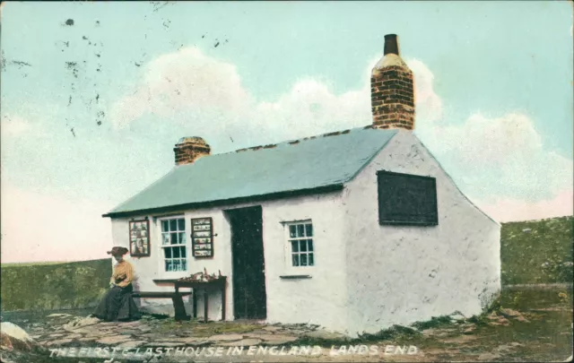 First & Last House In England Lands End 1909 ETW Dennis 20212