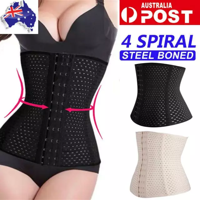 Women Corset Waist Trainer Training Tummy Girdle Belt Body Shaper Corset Trimmer