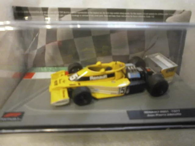 panini f1 car collection part 82 renault rs01 jean-pierre jabouille car only