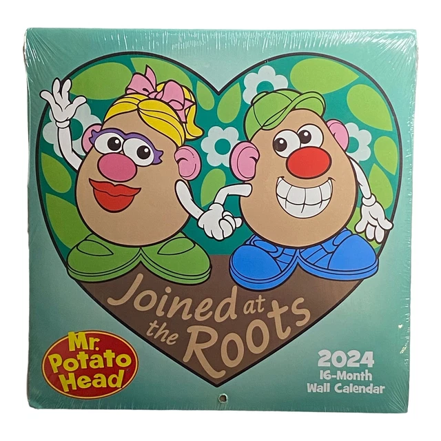 2024 CALENDAR Mr. Potato Head 2024 16Month Wall Calendar 2.99
