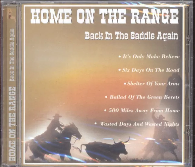 Various Artists Home On the Range Back In the Saddle Again CD Europe Humming