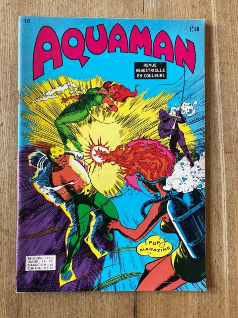 Aquaman Bimestriel Numero 10 Edit Artima Pop Magazine 12/1971