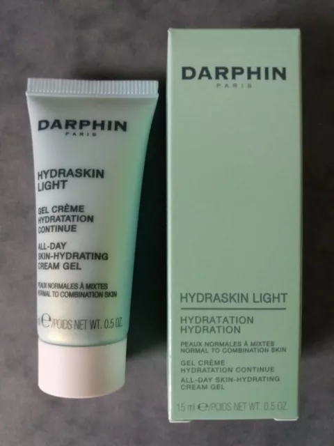 DARPHIN Hydraskin Light Gel-Crème Hydratation Continue – Tube 15ml – Neuf