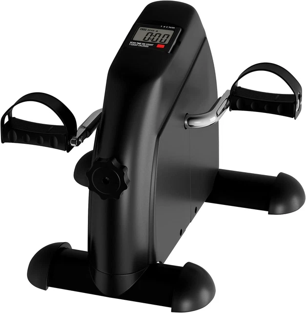 Under Desk Bike and Pedal Exerciser - At-Home Physical 1-(Pack), Black