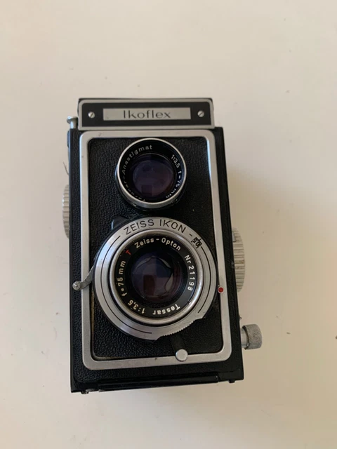 Zeiss Ikon Ikoflex con tessar 1:3.5 75 mm - buen estado vintage