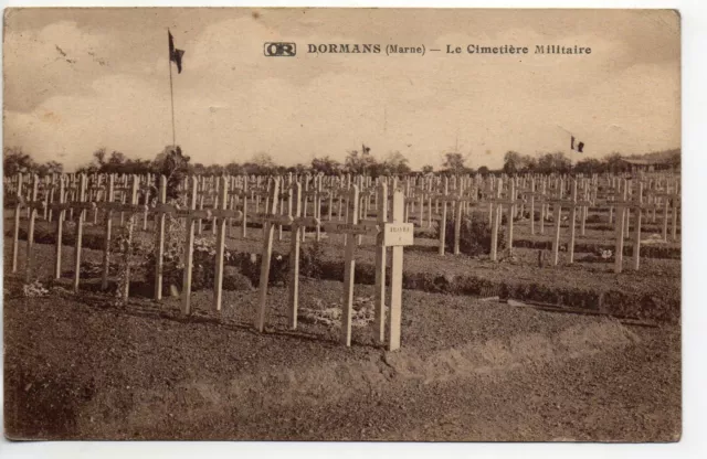 DORMANS - Marne - CPA 51 - the military cemetery road de Chalons 2