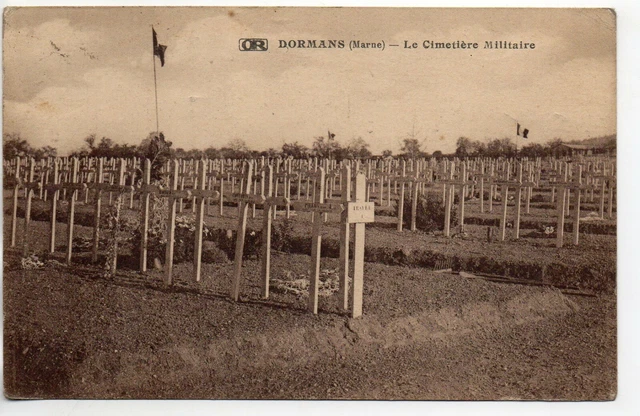 DORMANS - Marne - CPA 51 - the military cemetery road de Chalons 2
