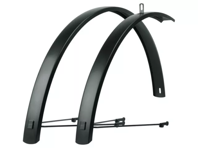 SKS EDGE AL 56 Aluminium Fahrrad-Schutzblech (Set) // 28" schwarz matt