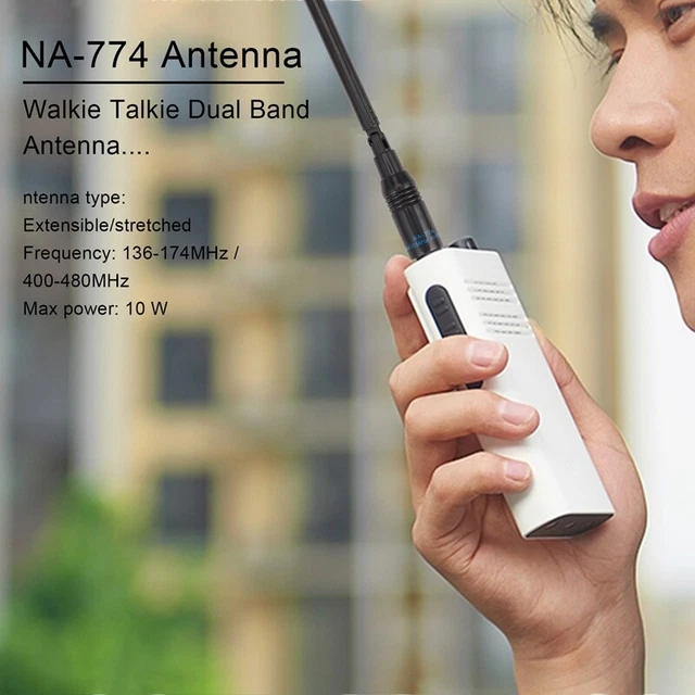 Antenna Telescopica Socobeta Dual Band - SMA-F, Guadagno 2.15dBi, 19-110 Cm