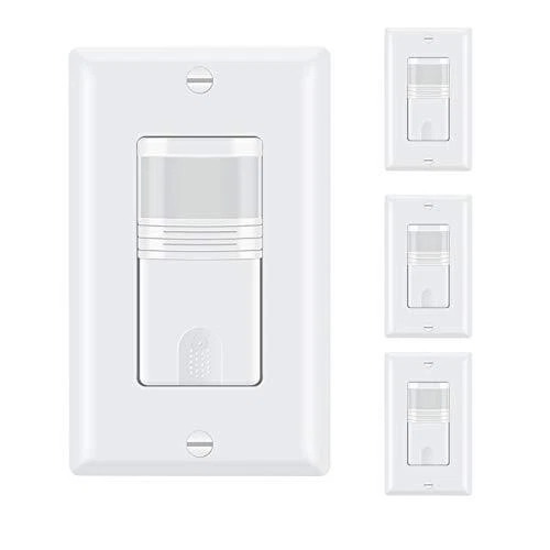 ECOELER 3 WAY Motion Sensor Light Switch Neutral Wire Required Sensor