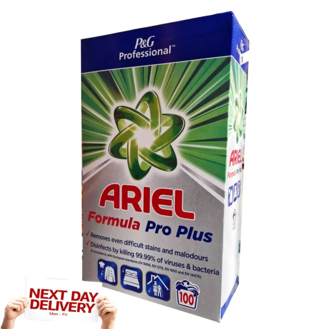 Ariel Professional Pro Plus Powder Detergent Antibacterial 100 Washes 6.5Kg