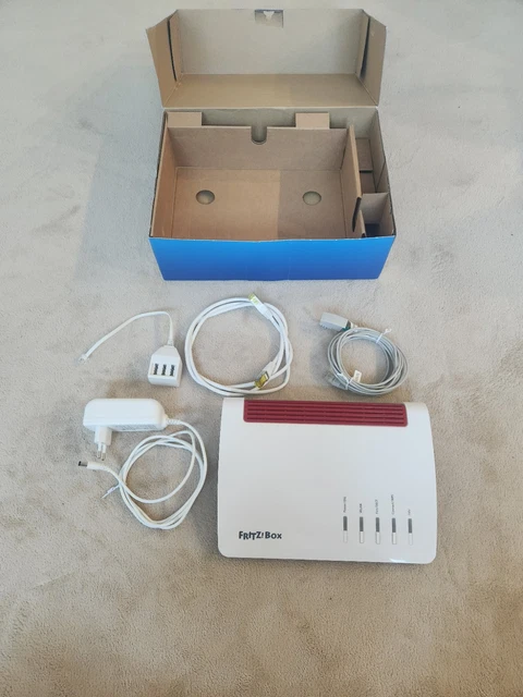 AVM FRITZ!BOX 7590 Wireless Router + Modem - Weiss (20002784) EUR 89,00 ...