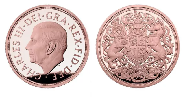 2022 Queen Elizabeth II Memorial Der (volle) souveräne Goldkönig Karl 3.