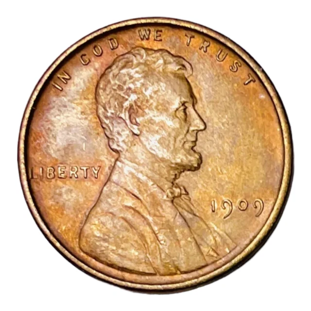 1909 VDB Lincoln Wheat Cent MS+++++ Sharp￼ RB Eye Appeal Lightly Toned Key Date