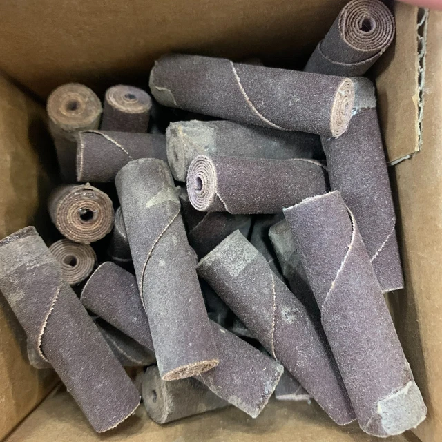 100 MERIT Sanding Straight Cartridge 120G 1/2" x 2"