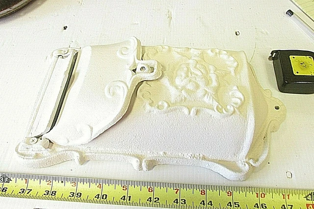 Ornate  Cast Iron Mailbox  2 SLOT  WALL MOUNT