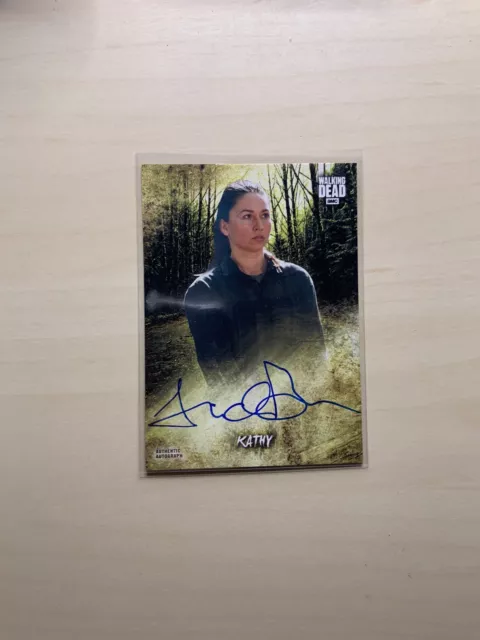 Topps Walking Dead Road To Alexandria Nicole Barré Autograph - Kathy AC-NB