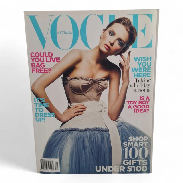 VOGUE AUSTRALIA MAGAZINE December 2008 Lily Donaldson Cover