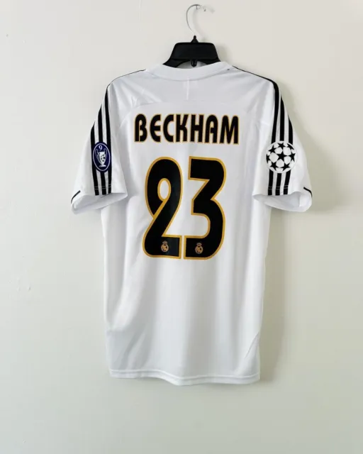 Camiseta deportiva retro del Real Madrid 2003/04 ""Beckham 23