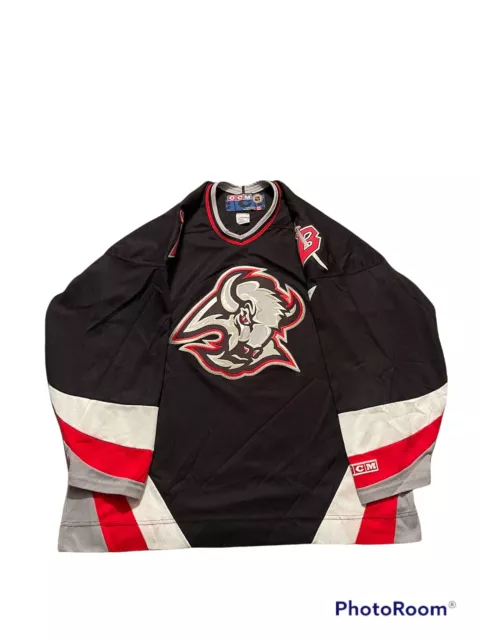 Just got my Michael Peca goats head Buffalo Sabres classic CCM jersey back  from Sports Section in Oshawa, Ont. …