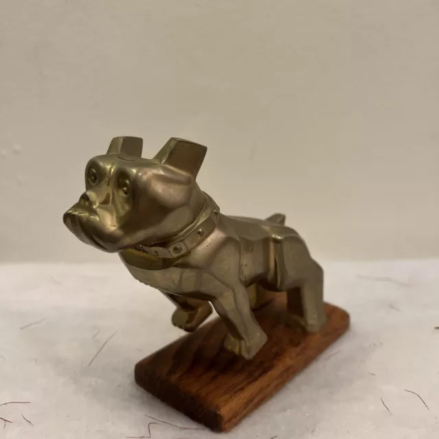 Original MACK Truck Bulldog Bull Dog Hood Ornament Paperweight Patent 87931