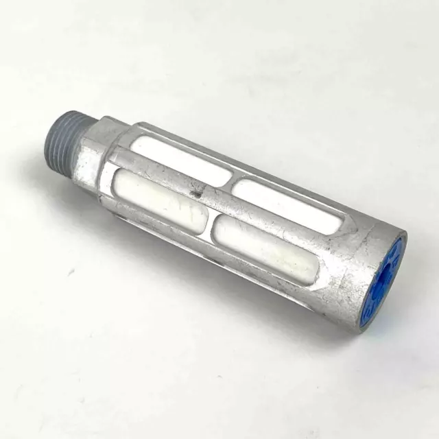 FESTO U-3/8-B Silenziatore Pneumatico Silenziatore Alluminio (VE 3pz.), inutilizzato