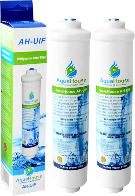 2X Aquahouse AH-UIF Compatible Filtre À Eau Pour Réfrigérateur Samsung 2