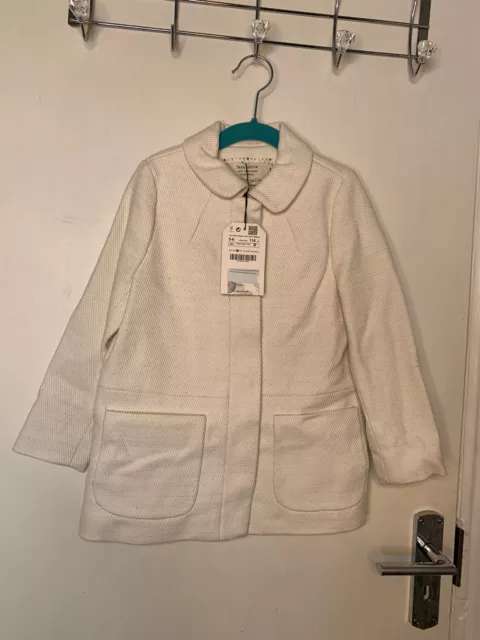 zara girls coat age 5-6 years