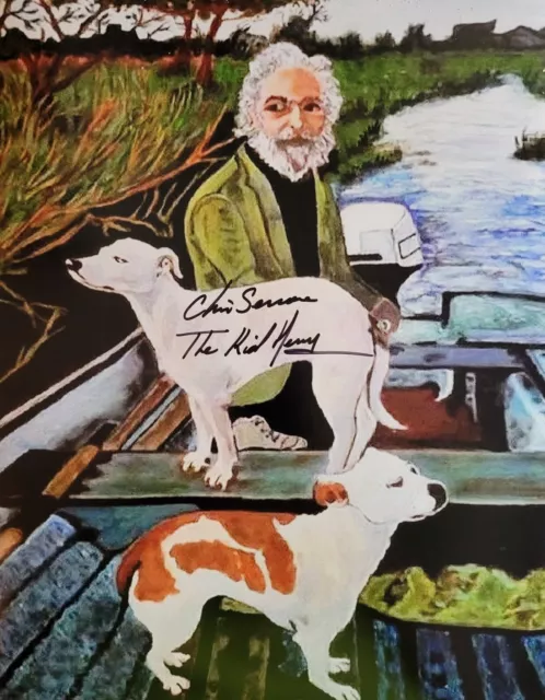 Christopher Serrone signed 11x14 GOODFELLAS Dog Painting The Kid Henry