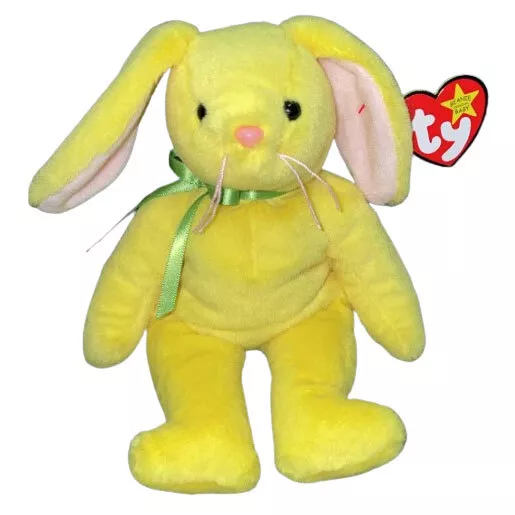 TY Beanie Baby - WILLOW the Yellow Easter Bunny (6 inch)*Limited Edition* -MWMTs