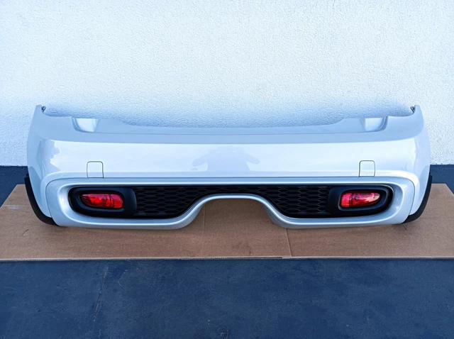 MINI COOPER S F56 F57 Complete Rear Bumper A-62 White Silver Metallic £ ...