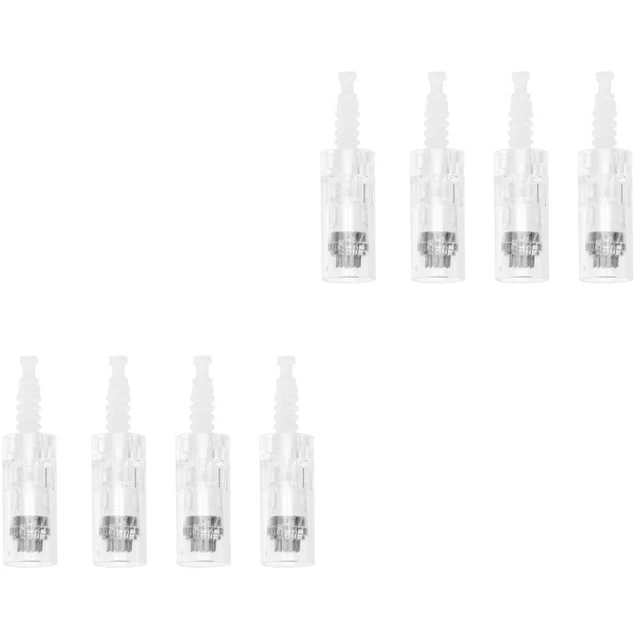 8 piezas Herramientas de microagujas Cartucho Belleza Desechable Salón de belleza Herramientas con aguja