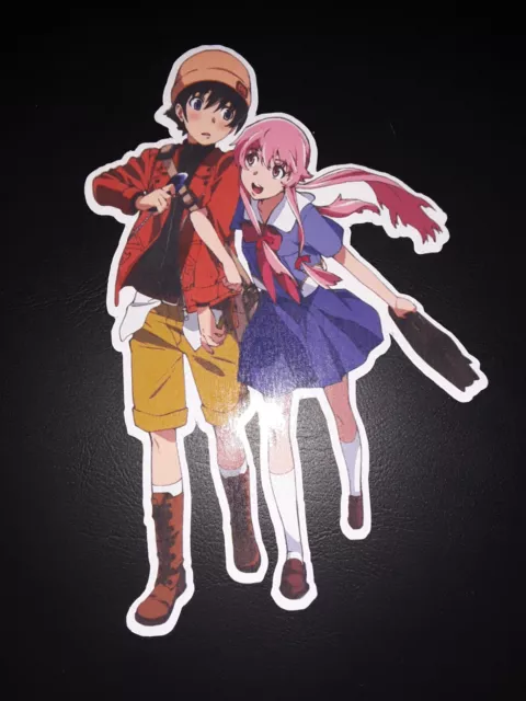 Yuno Gasai Future Diary Pin Mirai Nikki Anime Girl Tinplate Badge Pinback  Button Brooch Otaku Gift 58MM