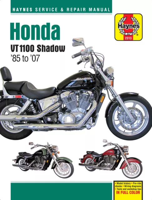 Honda VT1100 Shadow (85-07) Haynes Repair Manual (Paperback)