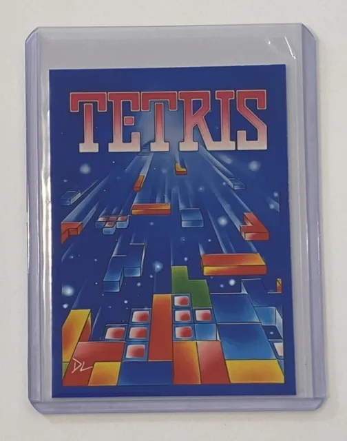 Tetris Limited Edition Artist Signed Video Game Classic Trading Card 1/10