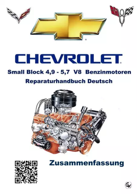 Chevy / GMC / 4,9-5,7 V8 / SmallBlock / 2 Anleitungen in Deutsch + Getriebe