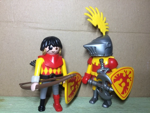 Playmobil Chevalier Avec Double Hache - Figurine Custom à Collectionner
